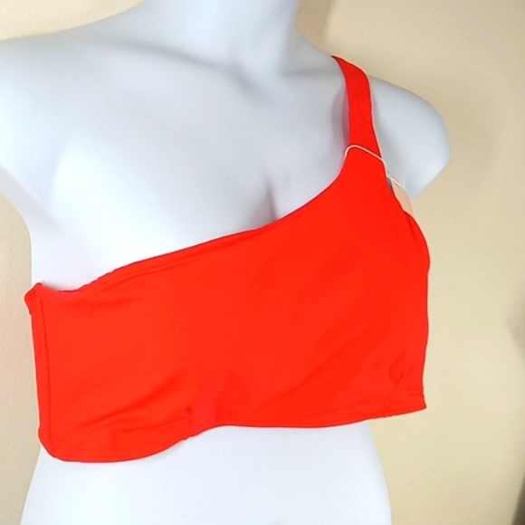 NEW Andie Bikini Top XXXL 3XL Swim Vacation Red POPP - Picture 2 of 5